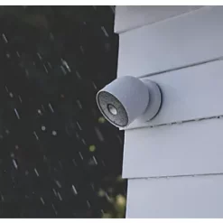 Google Nest Nest Cam Battery-Powered White Wired or Wireless 1080p Indoor & Outdoor Round Smart Camera 2 Pack -Data Networking Shop 124RJ A4