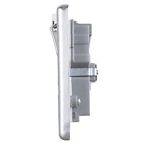 LAP 13A 2-Gang SP Switched Wi-Fi Extender + 2.1A 1-Outlet Type A USB Charger Brushed Steel with White Inserts 6 LAP 13A 2-Gang SP Switched Wi-Fi Extender + 2.1A 1-Outlet Type A USB Charger Brushed Steel with White Inserts - Image 4