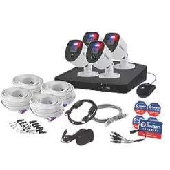 Swann SWDVK-84680SD4-EU 32GB 8-Channel 1080p DVR CCTV Kit & 4 Indoor & Outdoor Cameras