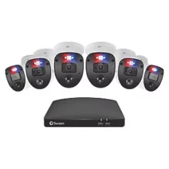 Swann SWDVK-846806SL-EU 1TB 8-Channel 1080p CCTV System & 6 Indoor & Outdoor Cameras -Data Networking Shop 178KH A2