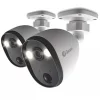 Swann SWIFI-SPOTCAMPK2-EU White Wired 1080p Outdoor Stand-Alone Wi-Fi Spotlight Camera with Spotlight with PIR Sensor 2 Pack -Data Networking Shop 217KH P