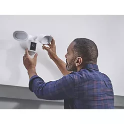 Ring Cam Pro 8SF1E1-WEU0 White Wired 1080p Outdoor Smart Camera with Floodlight with PIR Sensor -Data Networking Shop 303RJ A2