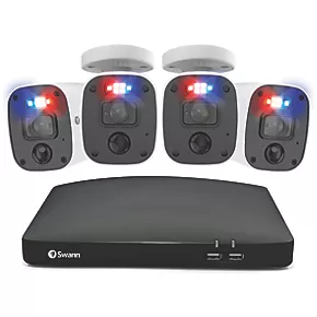 Swann Enforcer SWDVK-856804MQB-EU 2TB HDDGB 8-Channel 4K DVR CCTV Kit & 4 Indoor & Outdoor Cameras 4 Swann Enforcer SWDVK-856804MQB-EU 2TB HDDGB 8-Channel 4K DVR CCTV Kit & 4 Indoor & Outdoor Cameras - Image 2