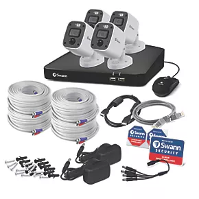 Swann Enforcer SWDVK-856804MQB-EU 2TB HDDGB 8-Channel 4K DVR CCTV Kit & 4 Indoor & Outdoor Cameras 3 Swann Enforcer SWDVK-856804MQB-EU 2TB HDDGB 8-Channel 4K DVR CCTV Kit & 4 Indoor & Outdoor Cameras