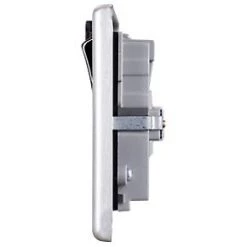 LAP 13A 2-Gang SP Switched Wi-Fi Extender + 2.1A 1-Outlet Type A USB Charger Brushed Steel with Black Inserts 9 LAP 13A 2-Gang SP Switched Wi-Fi Extender + 2.1A 1-Outlet Type A USB Charger Brushed Steel with Black Inserts -Data Networking Shop 658FV A3