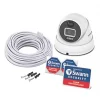 Swann Pro Enforcer SWNHD-1200D-EU White Wired 12MP Indoor & Outdoor Dome Add-On Camera for Swann NVR CCTV Kit -Data Networking Shop 674PV P