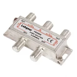 Labgear 4-Way Passive Splitter with Power Pass