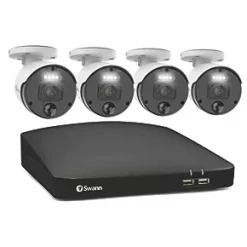 Swann Pro Enforcer SWNVK-879904-EU 2TB HDDGB 8-Channel 4K NVR CCTV Kit & 4 Indoor & Outdoor Cameras -Data Networking Shop 714PV A3