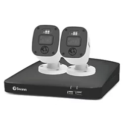 Swann Enforcer SWDVK-446802MQB-EU 1TB HDDGB 4-Channel 1080p DVR CCTV Kit & 2 Indoor & Outdoor Cameras -Data Networking Shop 754PV A2