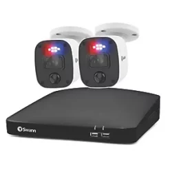 Swann Enforcer SWDVK-446802MQB-EU 1TB HDDGB 4-Channel 1080p DVR CCTV Kit & 2 Indoor & Outdoor Cameras -Data Networking Shop 754PV A3