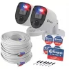 Swann SWPRO-4KRLPK2-EU White Wired 4K Outdoor Bullet Add-On Camera Twin Pack 2 Pack -Data Networking Shop 858JT P