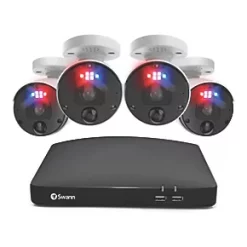 Swann Pro Enforcer SWNVK-890104-EU 2TB HDDGB 8-Channel 4K NVR CCTV Kit & 4 Indoor & Outdoor Cameras -Data Networking Shop 877PV A2