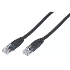 Philex Black Unshielded RJ45 Cat 6 Ethernet Cable 1m 10 Pack
